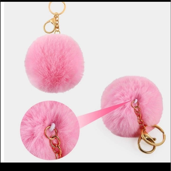 Pom Pom keychains! NEW - Picture 5 of 6